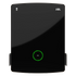 ABL EV Charger, twin, shutter, controller, standard, black, 22kW