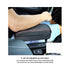 Slim-Line Black with Red Stitches Armrest and Storage Console