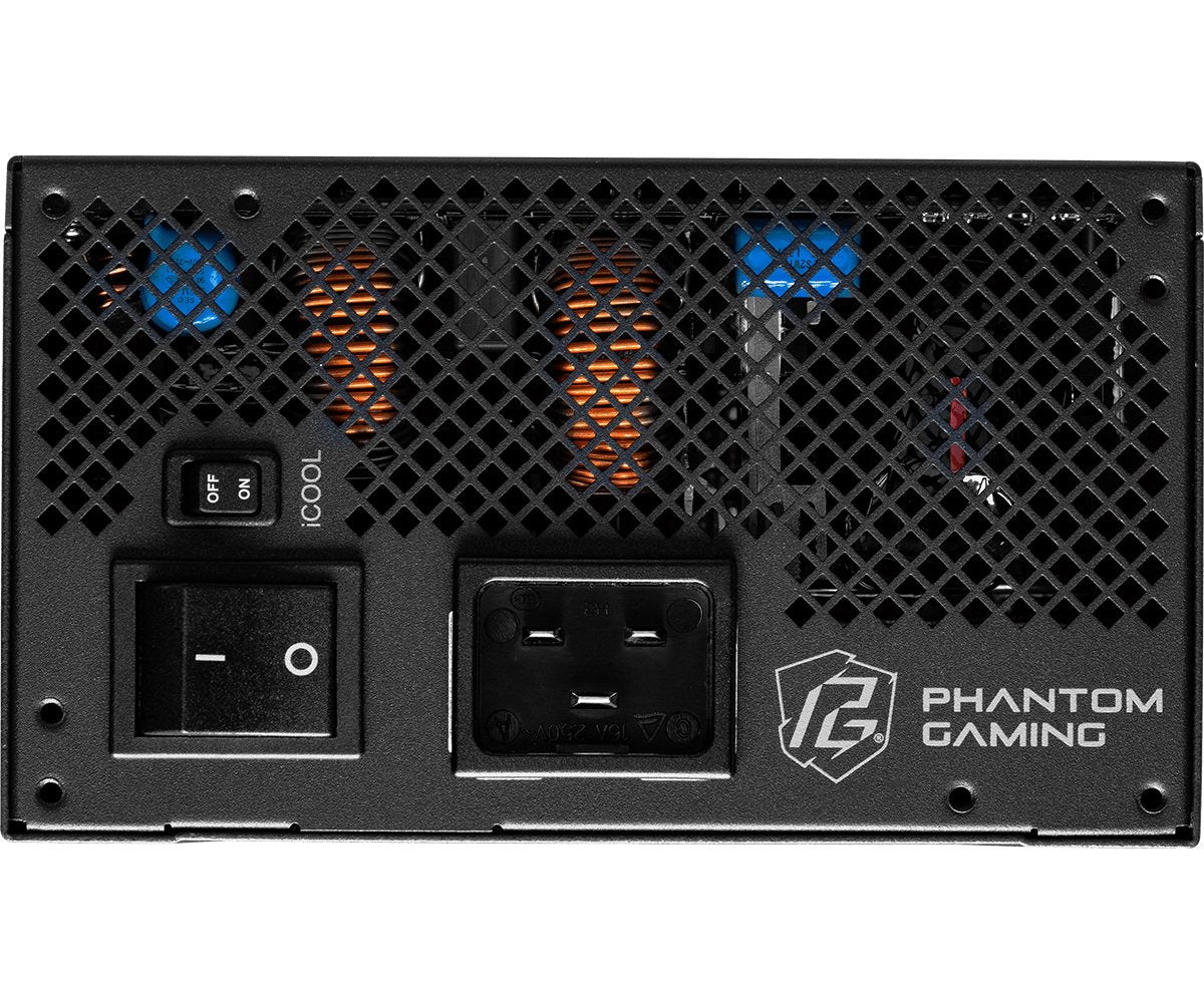 ASRock Phantom Gaming PG-1600G 1600W 80 PLUS GOLD & Cybenetics PLATINUM Full Modular Power Supply, ATX3.1 & PCIe5.1 Ready with Dual Color 12V-2x6 Cables(2pcs) | SKU AR-PG1600G