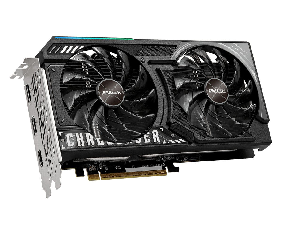 ASROCK AMD Radeon RX 9060 XT Challenger 16GB OC 16GB GDDR6 PCI Express 5.0 x16 Graphics Card, RX9060XT CL 16GO | SKU ASR-906XC6