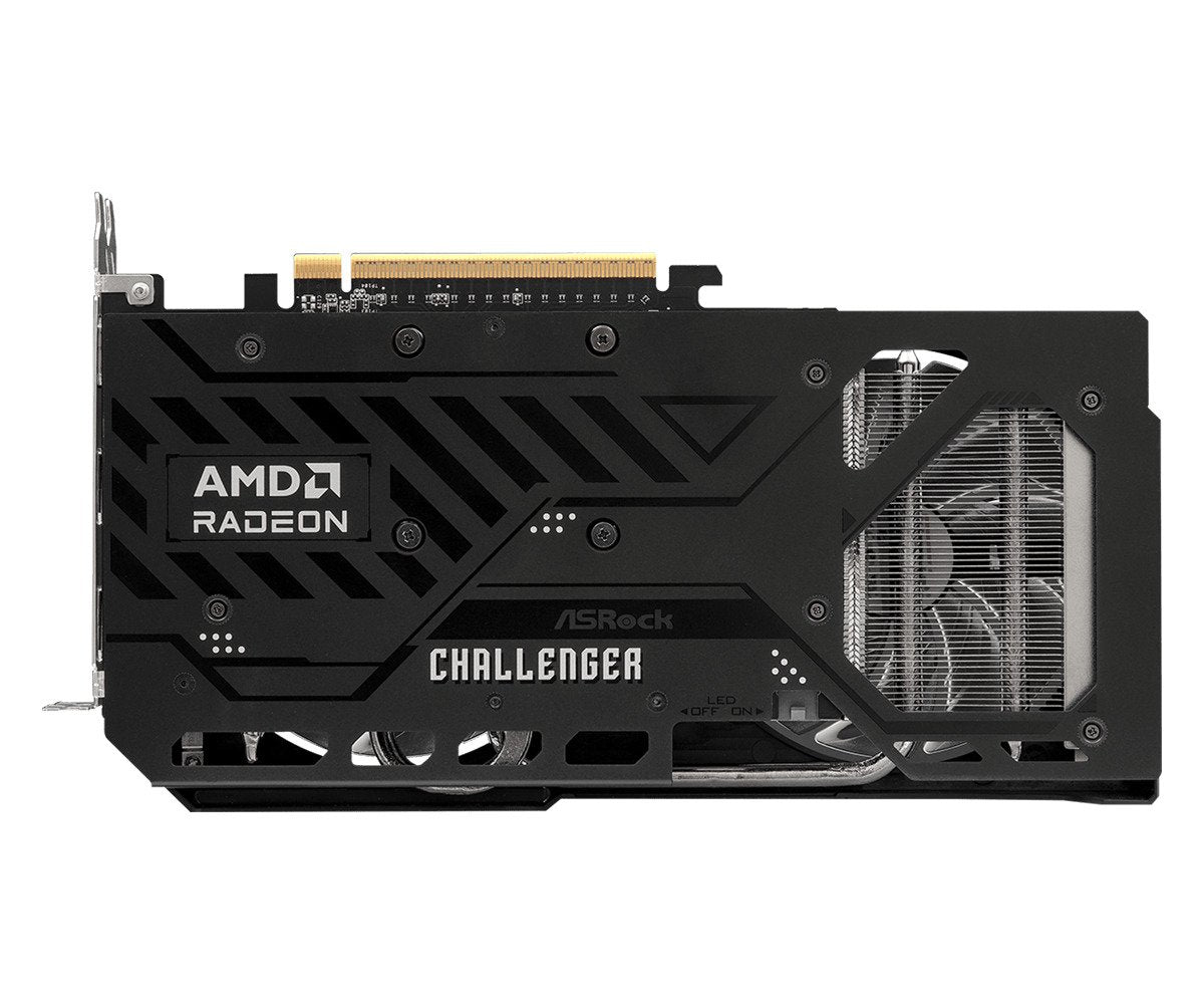 ASROCK AMD Radeon RX 9060 XT Challenger 16GB OC 16GB GDDR6 PCI Express 5.0 x16 Graphics Card, RX9060XT CL 16GO