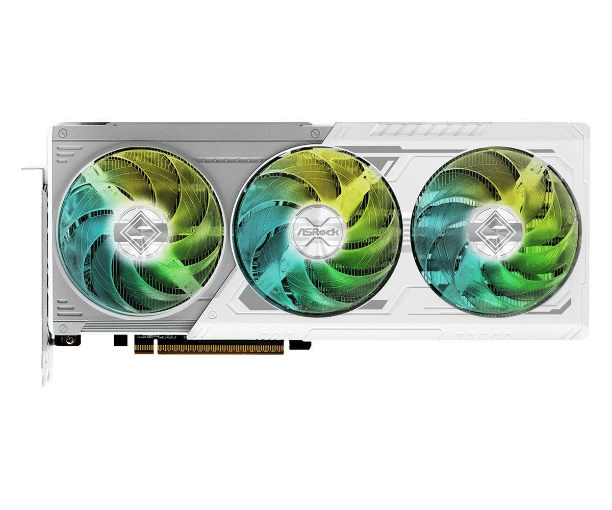 ASROCK AMD Radeon RX 9070 XT Steel Legend 16GB GDDR6 256 Bit PCIe 5.0 x16 800W 2x8-pin 3xDisplayPort 2.1a HDMI 2.1b Graphics Card | SKU ASR-907XSL