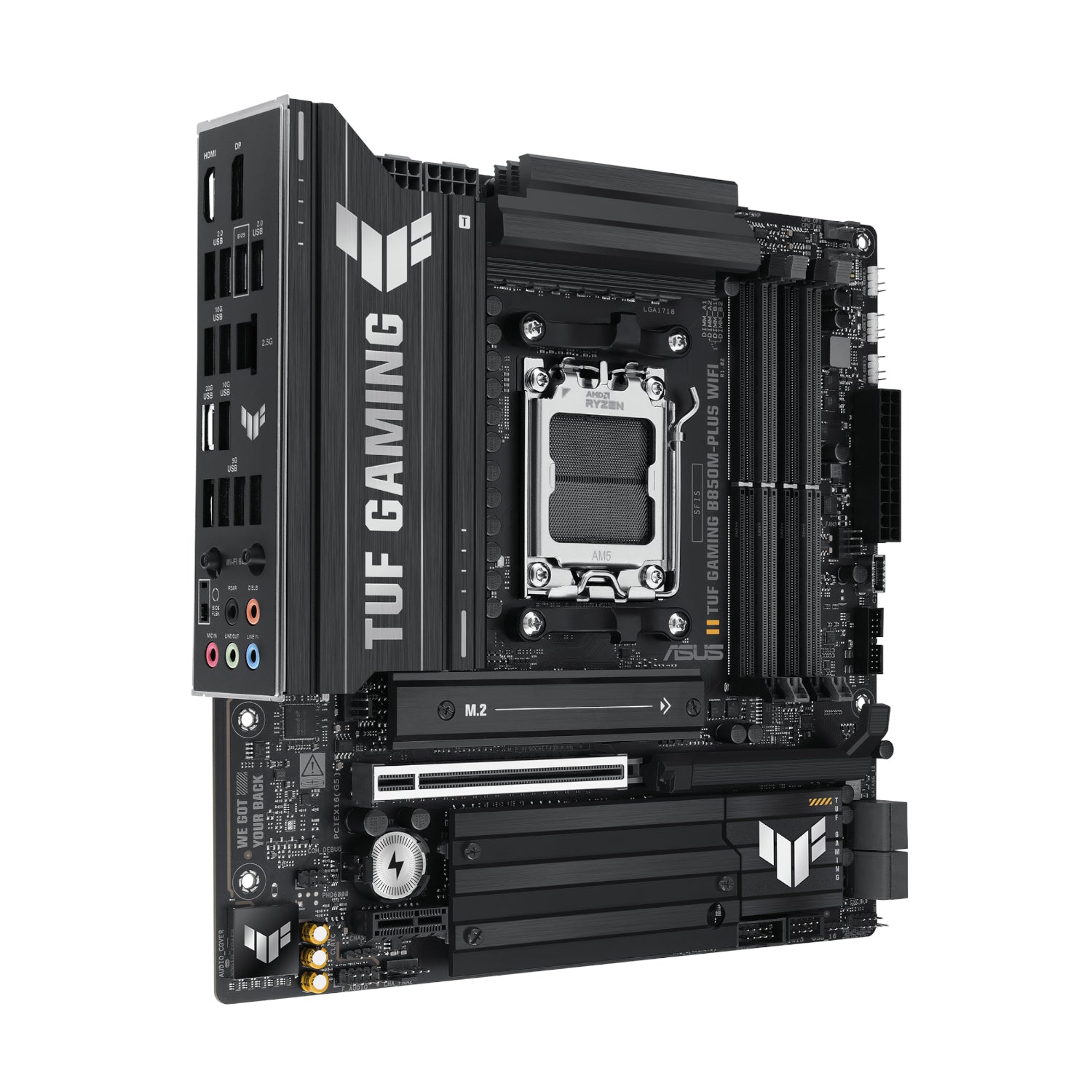 Asus TUF Gaming B850M-PLUS WIFI and Asus Prime LC 240 ARGB Liquid CPU Cooler Bundle