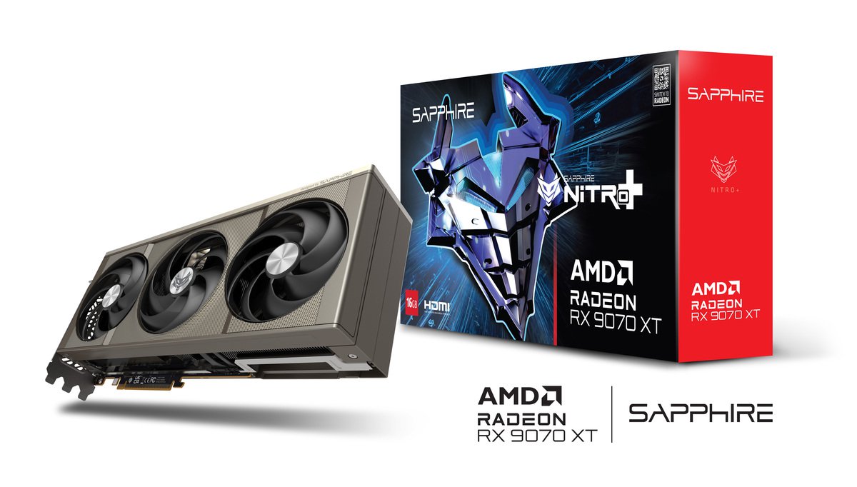 Sapphire 11348-01-20G Nitro+ AMD Radeon RX 9070 XT Gaming Graphics Card with 16GB GDDR6, AMD RDNA 4 Architecture | SKU AT-N9070XT