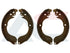 ATE Rear Brake Shoes for Nissan Livina / Grand Livina, Nissan Micra III & Nissan Juke I - ATE1023BS