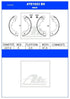 ATE Rear Brake Shoes for Nissan Livina / Grand Livina, Nissan Micra III & Nissan Juke I - ATE1023BS