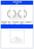ATE Rear Brake Shoes for Kia Picanto II (TA) - ATE1025BS