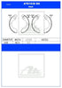 ATE Rear Brake Shoes for Nissan NV200 (M20) - ATE1038BS