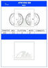 ATE Rear Brake Shoes for Hyundai Accent III & Kia RIO II - ATE1052BS