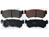 ATE Rear Brake Pads for Chevrolet Aveo, Chevrolet Optra & Chevrolet Daewoo Nubira - ATE1139