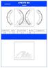 ATE Rear Brake Shoes for VW Beetle 1300, VW Beetle 1500 & VW Beetle 1600 - ATE379BS