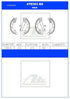 ATE Rear Brake Shoes for VW Polo 6N, 9N, 6R, Vivo II [1994-2025] - ATE503BS