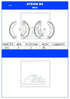 ATE Rear Brake Shoes for Ford Bantam, Ford Escort V & Ford Escort VI - ATE566BS