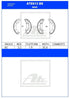 ATE Rear Brake Shoes for Chery QQ3, Proton Saga III & Proton Savvy - ATE613BS