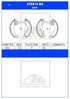 ATE Rear Brake Shoes - ATE614BS