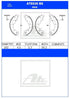 ATE Rear Brake Shoes for Ford Ranger I & IV T, Ford Everest I & II & Mazda BT-50 - ATE630BS