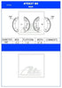 ATE Rear Brake Shoes for Hyundai i10 I [2007-2015]: (PA) - ATE637BS