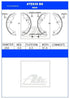 ATE Rear Brake Shoes - ATE639BS