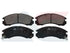 ATE Front Brake Pads for Mitsubishi Pajero, Mitsubishi Colt & Mitsubishi Lancer - ATE664