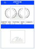 ATE Rear Brake Shoes for Ford Cortina II - ATE732BS