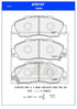ATE Front Brake Pads for Honda Accord, Honda CR-V & Honda Prelude - ATE747