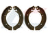 ATE Rear Brake Shoes for Hyundai H100, Nissan Hardbody & Ford Granada I - ATE819BS