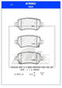 ATE Rear Brake Pads for Kia Soul, Opel Astra & Opel Corsa - ATE963
