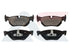ATE Rear Brake Pads for BMW E90, BMW E87 & BMW E88 - ATE988
