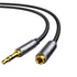UGREEN AV118 3.5mm AUX Extension Cable 3m – Male to Female –(Black)