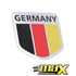 Aluminum German Shield Stick On Badge