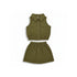 Army Green Top & Skirt