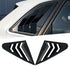 Audi A3/S3 Gloss Black Plastic Side Window Louvers (14-19)