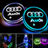 Audi Logo LED Cup Holder Coaster