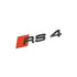 Audi RS4 Lettering Badge - Gloss Black