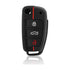 Audi 3-Button Soft Shell Silicone Key Case Cover