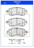 ATE Front Brake Pads for Mazda 2 (DJ, DL) - ATE1316