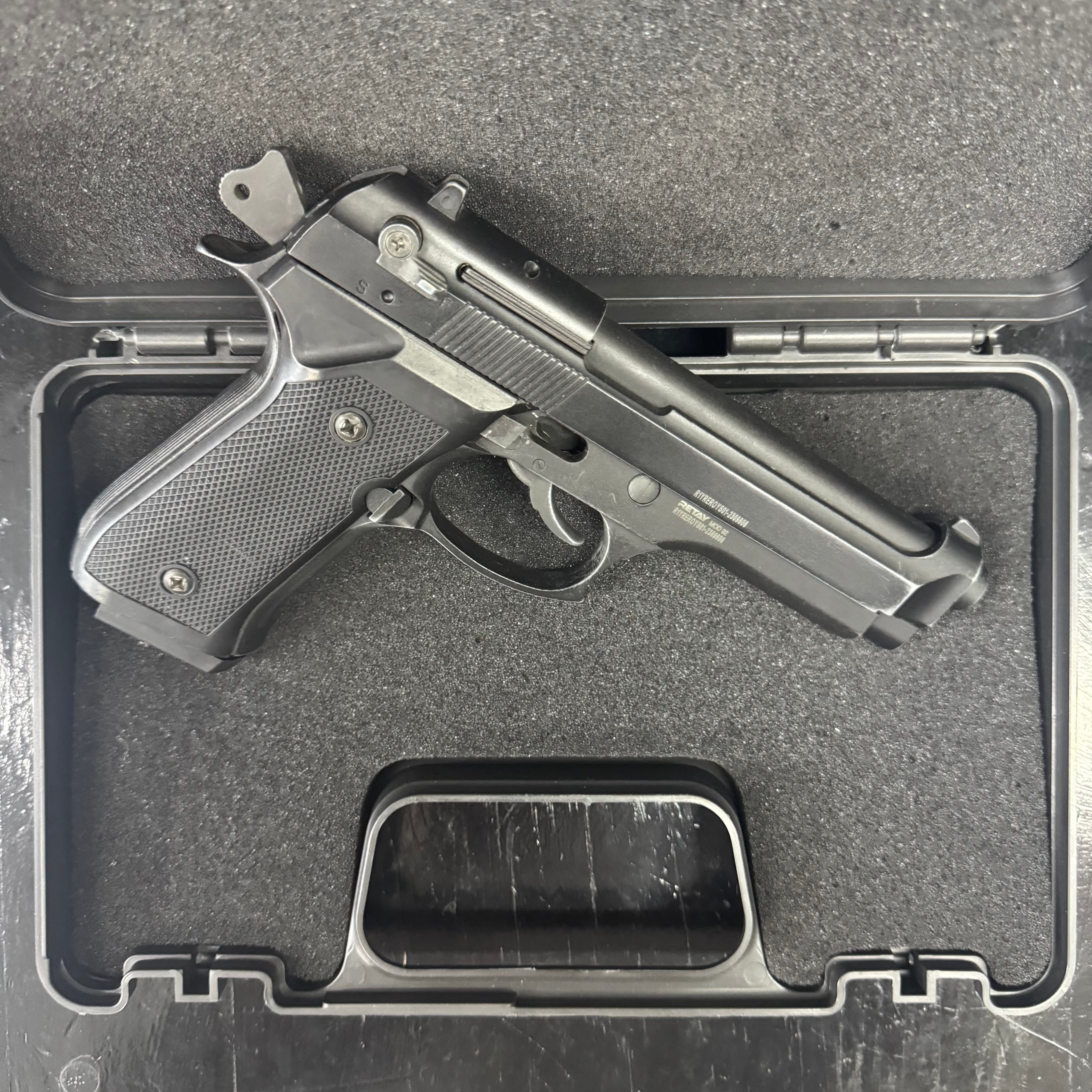 Retay Mod 92 Black Blank/Pepper Gun (Semi Auto|15+1|9mm PAK) - GSA