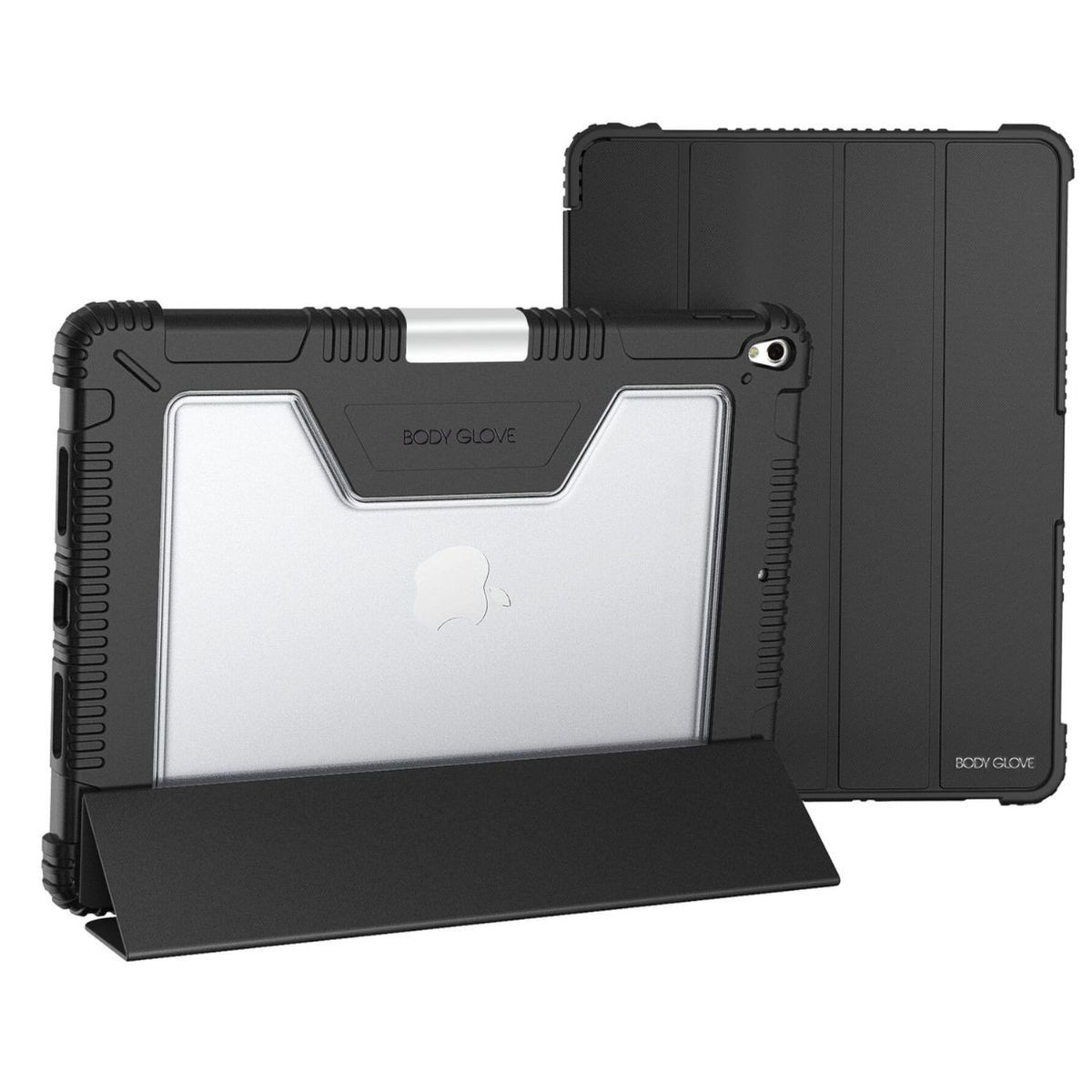 Body Glove Active Case - Apple iPad 10.2-inch 9th/8th/7th Gen (2021/2020/2019) - Black/Clear