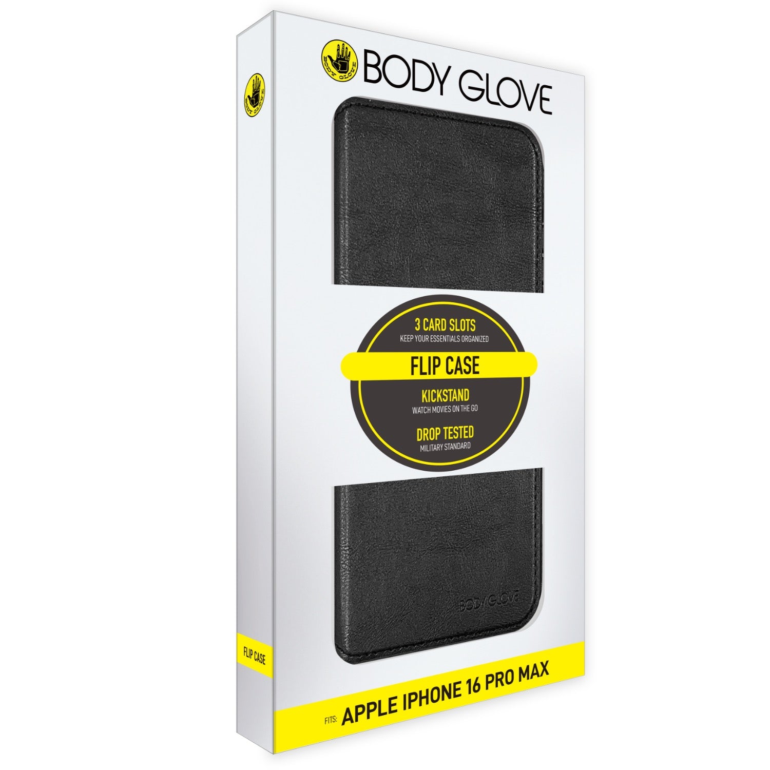 Body Glove Flip Series - Apple iPhone 16 Pro Max - Black