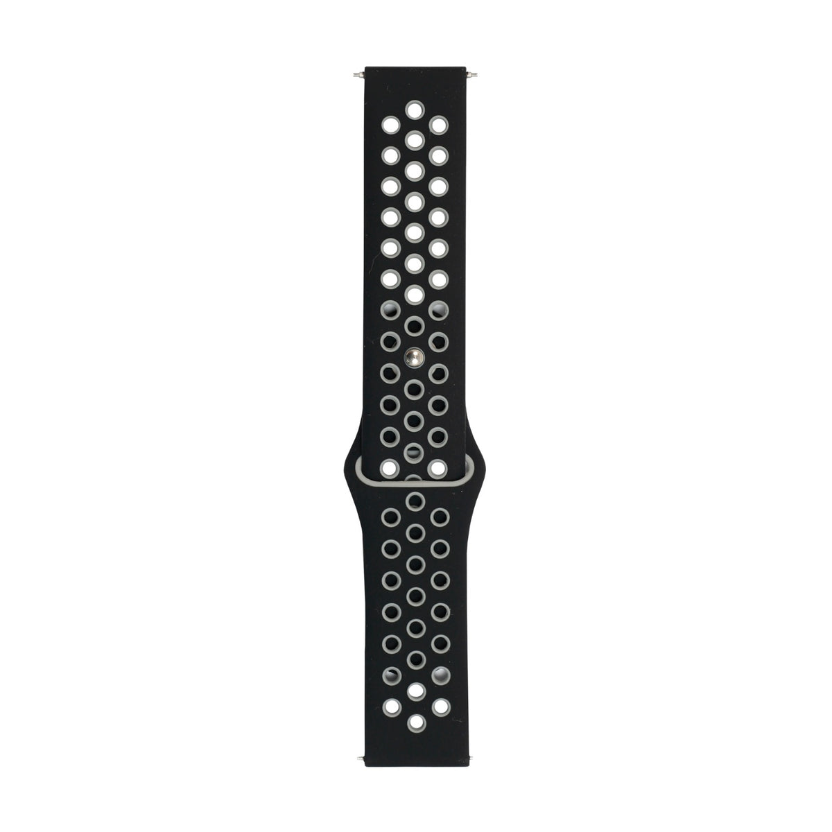 Body Glove Silicone Watch Strap - Samsung Galaxy Watch5 (44mm) / 5 (45mm) /4 (44mm) / 4 (45mm) - Black/White