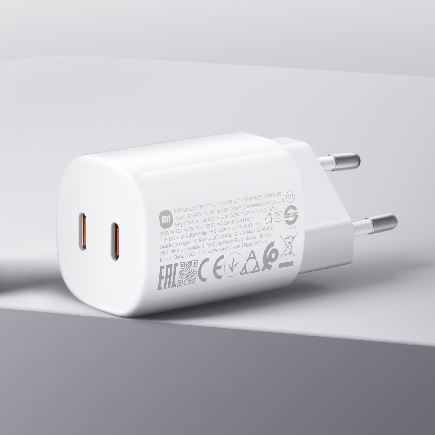 Xiaomi 45W Nano Turbo Power Adapter (2 port)