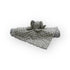 M/C Bubble Sherpa Receiver & Blanket Grey