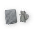 M/C Bubble Sherpa Receiver & Blanket Grey