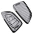 BM 3-Button Carbon Look Key Case Cover With Key Ring