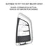 BM 3-Button Carbon Look Key Case Cover With Key Ring