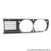 BM E30 3-Series OEM Style Headlight Grille - Left Hand Side