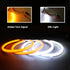 BM E36 Projector Headlights Dual Function Cotton Angel Eye Rings