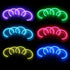BM E46 Non-Projector Headlights RGB Cotton Angel Eye Rings