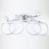 BM E36 Projector Headlights RGB Cotton Angel Eye Rings