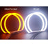 BM E46 Projector Headlights Dual Function Cotton Angel Eye Rings